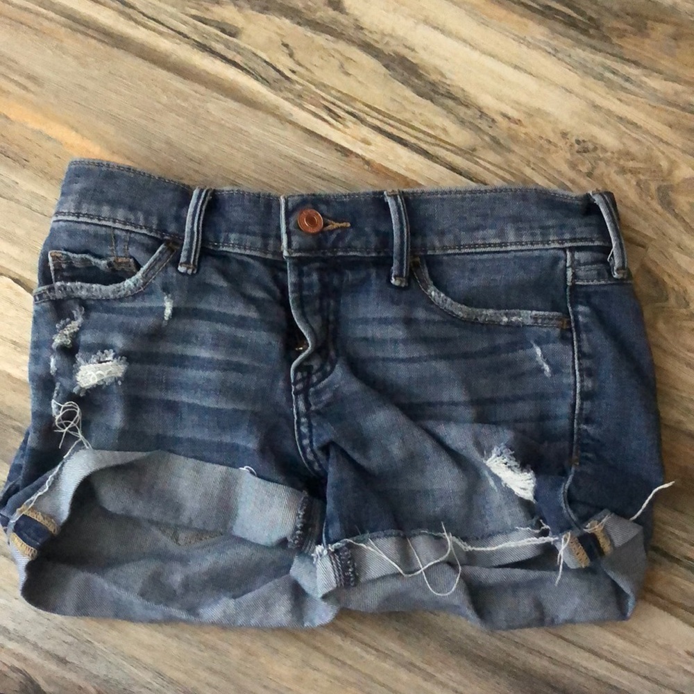 abercrombie jean shorts